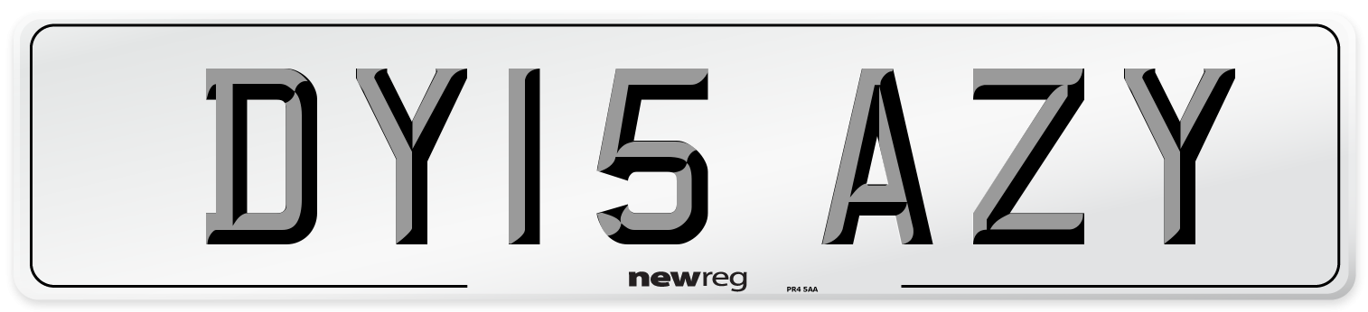 DY15 AZY Number Plate from New Reg